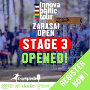 3.STAGE OPENED: Innova Baltic Tour Zarasai Open